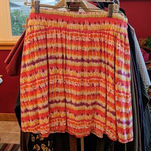 Multi-colored/Rainbow Skirt or Beach Cover-up